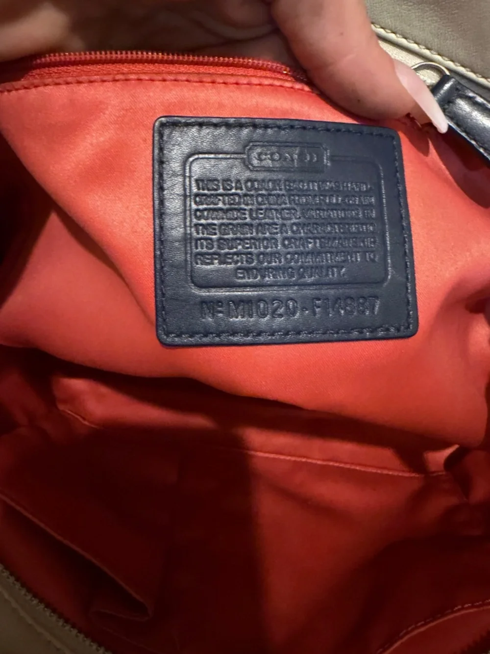 Coach tote